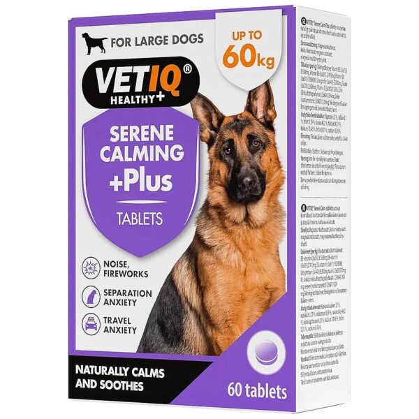 Serene Calming Plus Tablets for Large Dogs with Separation Anxiety