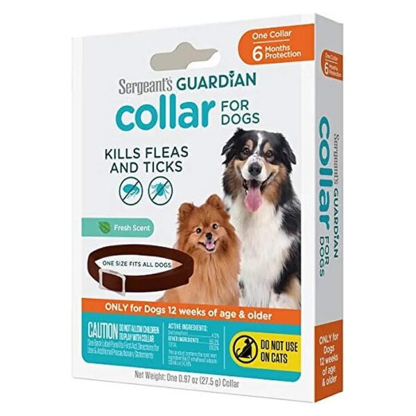 Sergeant's Guardian Flea and Tick Collar for Dog Protection