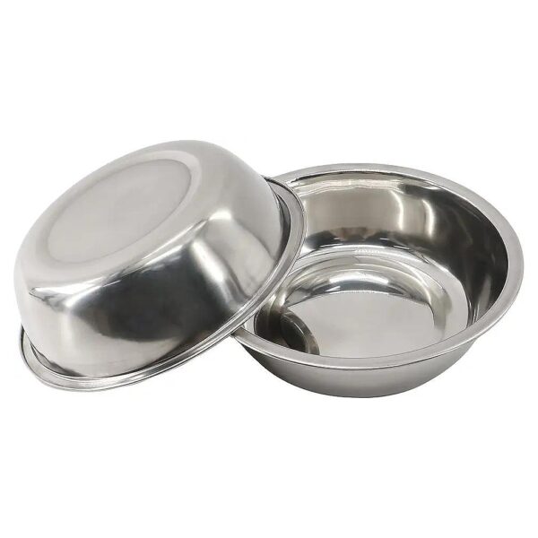 Set of 2, Water and Food Bowls for Cats, Small Dogs, and Other Pets