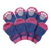 Set of 4 Large Dog Socks with Premium Comfort and Anti-Slippage Features