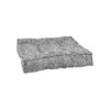 Shaped Dog Bed for Large Breeds with Pillow-Like Bolsters and Linen