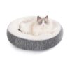 Shaped Dog Bed with Waterproof Fabric and Non-Slip Backing for Small Pups