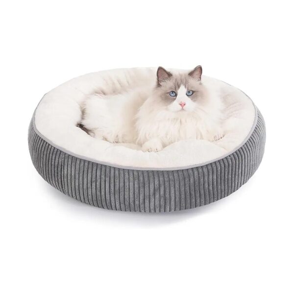 Shaped Dog Bed with Waterproof Fabric and Non-Slip Backing for Small Pups