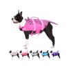 Shaped Dog Life Jacket with High Buoyancy and Reflective Accents for Small Breeds