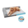 Shaped Memory Foam Dog Bed for Extra Large Dogs Provides Ultimate Comfort and Support