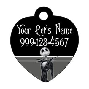 Shaped Metal Pet ID Tag for Dogs and Cats with Customizable Fonts