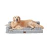 Shaped Orthopedic Dog Bed for Large Size Dogs with Removable Cover