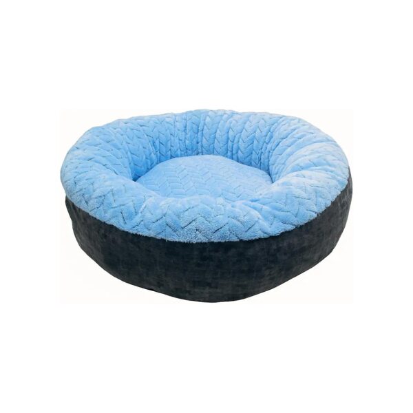 Shaped Pet Bed, Small, Hypoallergenic, Machine Washable, Non-Slip Bottom, 25 lbs