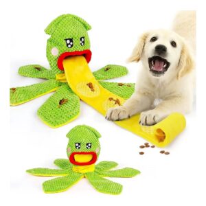 Shaped Snuffle Toy with Treat Pockets and Crinkly Sounds, Engaging for Bored Dogs