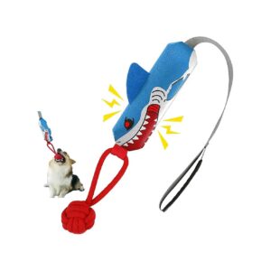 Shark Bite Training Toy for Dogs with Aggressive Chewing Habits and Strong Squeak