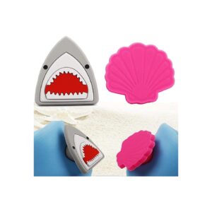 Shark Shell Silicone Plug for Toppl Dog Toy Holds Liquids for Better Treats