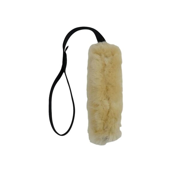 Sheepskin Agility Dog Tug Toy for Building Drive in Puppies and Adult Dogs