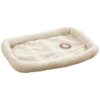 Sherpa Crate Bed with Bumper Cushioning for Ultimate Pet Comfort