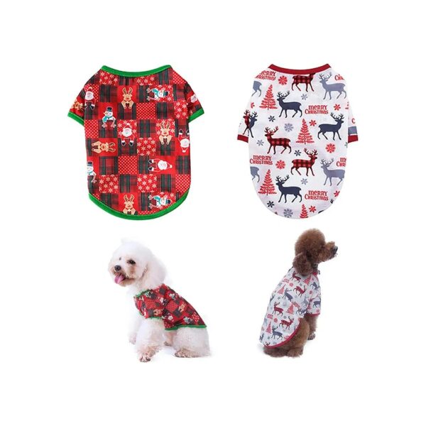 Shirt for Small Dogs 4-6LBS Soft Breathable Puppy Shirts