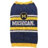 Show Your Team Spirit with This Warm Cozy Michigan Wolverines Dog Sweater for Medium Pets