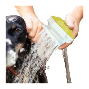 Shower Nozzle for Dogs with Protruding Massage Part