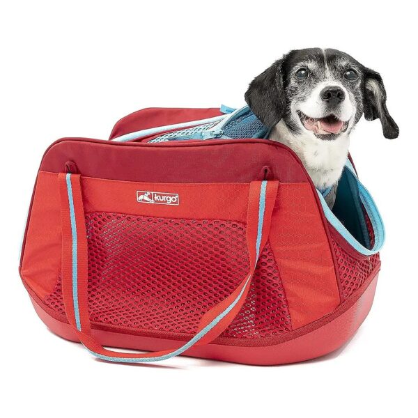 Sided Pet Travel Carrier for Small Dogs and Cats, Waterproof Armor Bottom