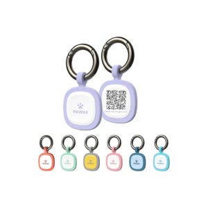 Silent Silicone Pet ID Tag with Instant Location Alert Email