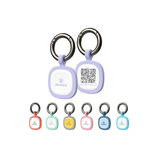 Silent Silicone Pet ID Tag with Instant Location Alert Email