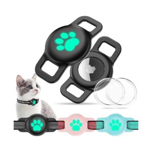 Silicone AirTag Holder for Small Apple Airtag Cat and Dog Collars