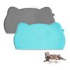 Silicone Cat Feeding Mat for Food and Water Bowls 2 Pack