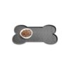 Silicone Dog Food Tray with Raised Edge and Waterproof Technology for Small Animals