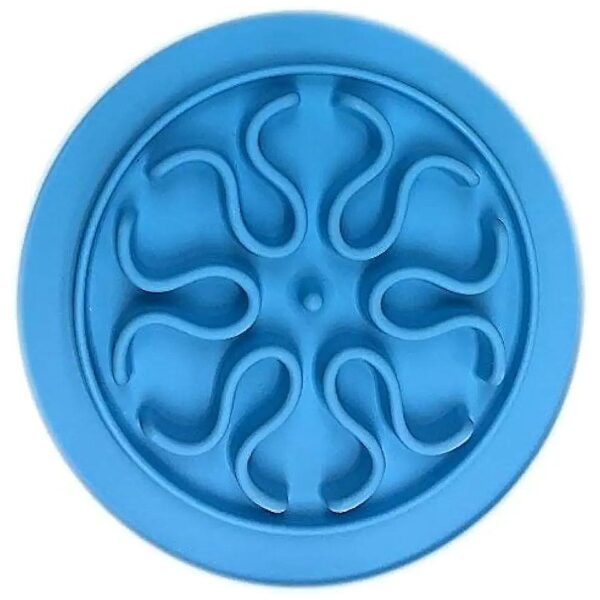 Silicone Dog Slow Feed Bowls for Small and Large Breeds with Fun Puzzle Feeding