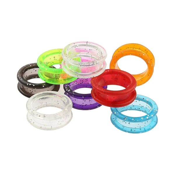 Silicone Finger Rings with Thumb Insert for Pet Shears Simplifying Shear Control