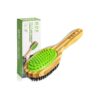 Silicone-Headed Dog Brush for Gentle Brushing and Hair Removal on Short Hair Coats