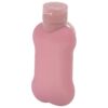 Silicone Material Water Bottle for Dog Pee Cleaning, 100ml Capacity, Light Pink