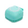 Silicone Pet Brush for Cats and Dogs with Shampoo Dispenser and Massage Function