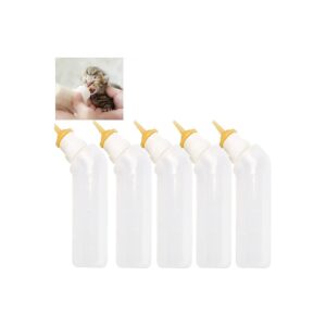 Silicone Pet Feeding Bottle Kit with Original Nipple for Newborn and Adult Pets