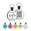 Silicone Pet ID Tag with Online Pet Profile and Email Alerts for Pet Safety