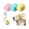 Silicone Pet Massage Bath Brush for Gentle Pet Care