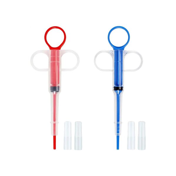 Silicone Pet Pill Syringe for Small Animals, Reusable and Washable Feeding Tool