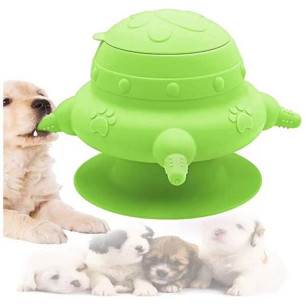 Silicone Puppy Feeder for Multiple Pets, 4 Teats, Nonslip Base