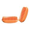 Silicone Shampoo Brush for Medium to Long Haired Pets and Cats with Soft Massage Comb