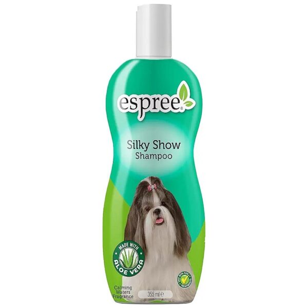 Silky Show Shampoo for Dry and Damaged Dog Coats, Improves Texture Shine