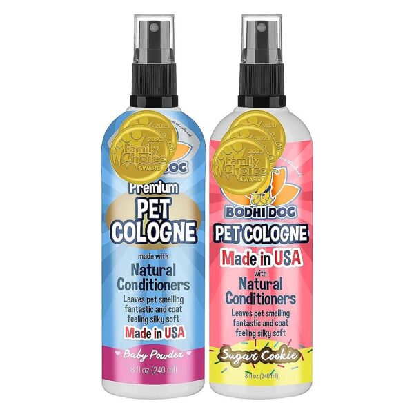 Silky Soft Pet Cologne Fresh Baby Powder Sugar Cookie Scents 8 Ounces