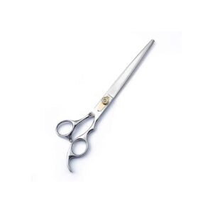 Silver 440C Stainless Steel Pet Grooming Cutting Scissors for Dog Trimming and Styling