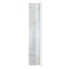 Silver Comb for Thick Hair with 25 Long Tines and Fine Teeth