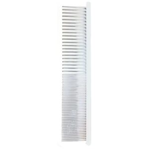 Silver Comb for Thick Hair with 25 Long Tines and Fine Teeth