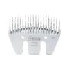 Silver Large Comb for All Hair Types with Heat-Treated Metal Construction for Long Life