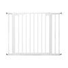 Silver Metal Pressure Fit Stairway Safety Gate for Toddlers Up to 24 Months