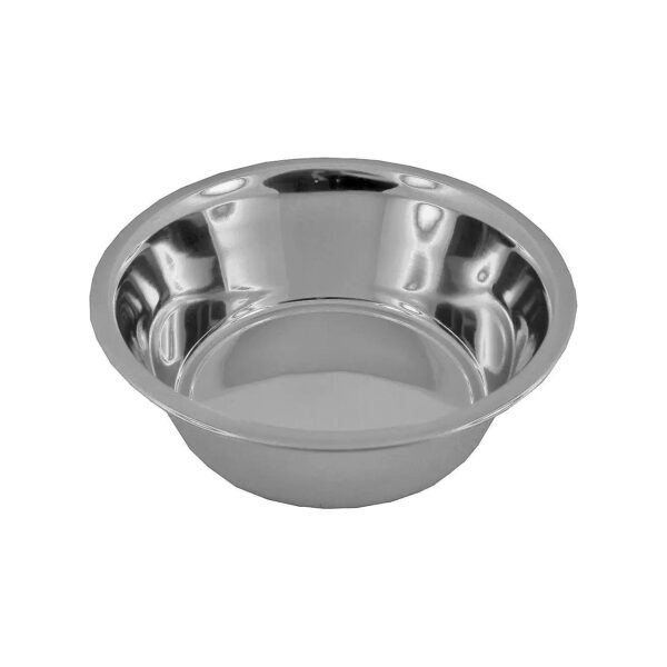 Silver Stainless Steel Dog Bowl 3 Quart for Dog Owners