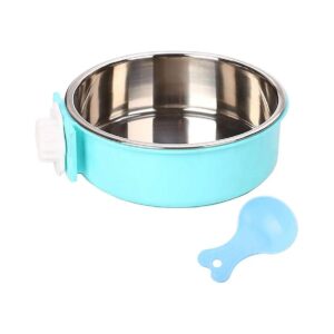 Simple Stainless Steel Pet Food Bowl for Small Pets