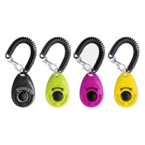 Simple and Durable Pet Training Clicker with Wrist Strap for Easy Use