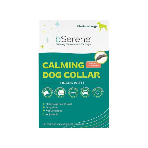 Simple and Effective Dog Calming Collar for Medium and Large Dogs with Proven Results