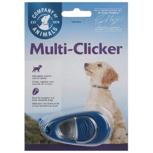 Simple and Effective Volume-Tone Clicker for Training Multiple Dogs