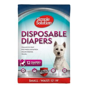 Simple and Reliable Disposable Diapers for Small Female Dogs